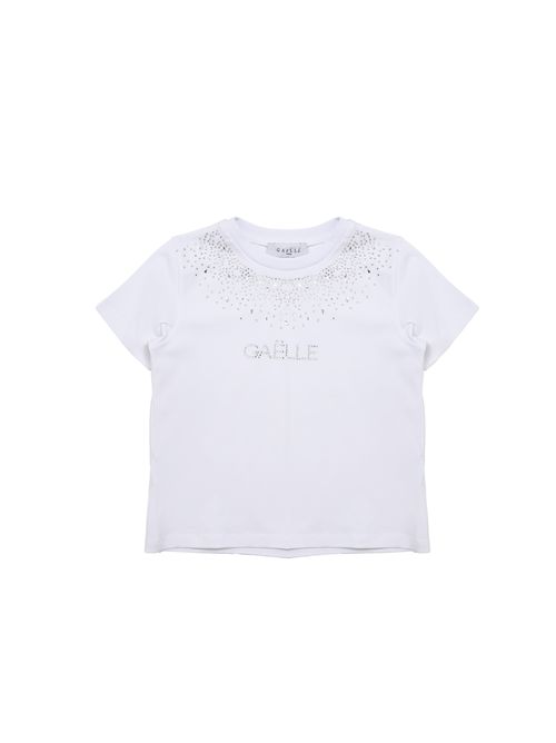 T-shirt, bambina, logata. GAELLE PARIS | 2746M00331WH